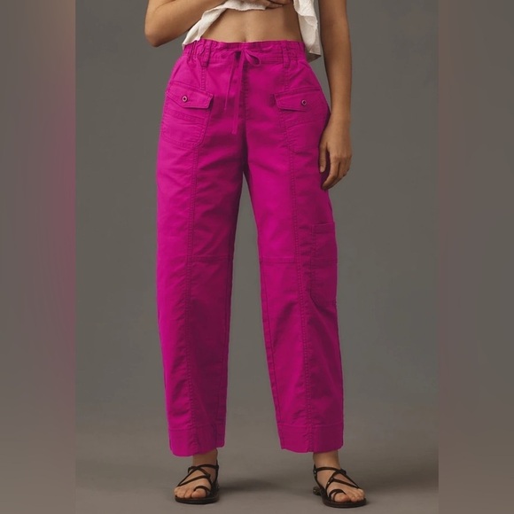 Pilcro Anthropologie Utility Drawstring Cargo Pants - Picture 1 of 8